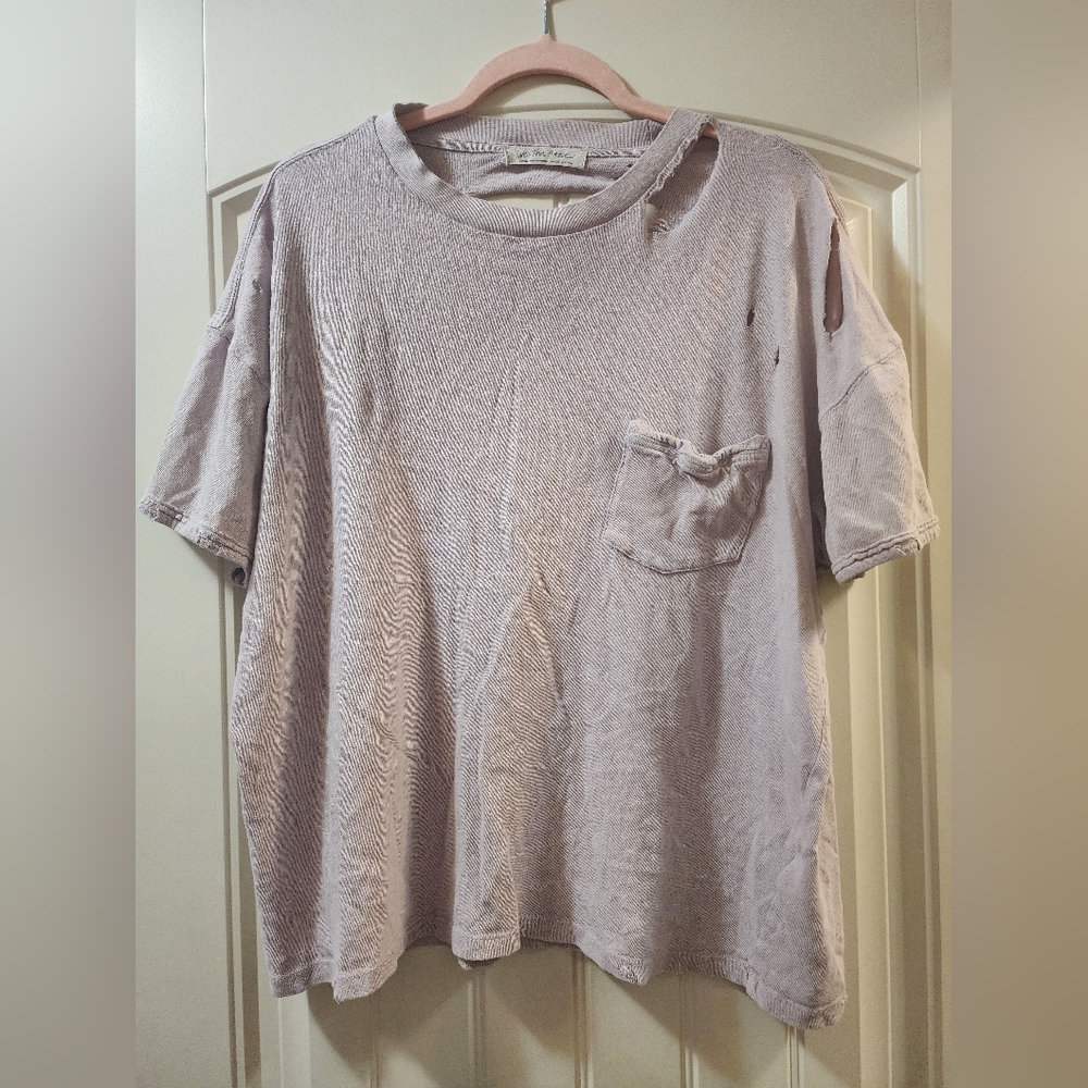 Free People distressed tee